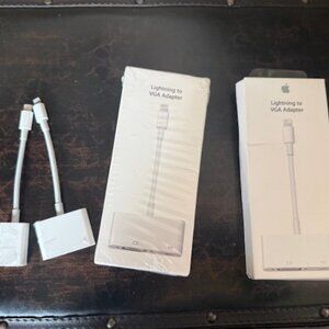 New sealed Apple USB-C VGA Multiport Adapter, one open box  plus two more